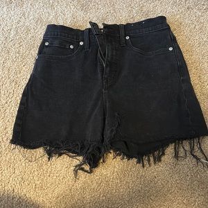 Madewell high rise denim shorts size 26